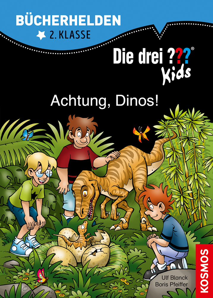 Ulf Blanck: Die drei ??? Kids, Bücherhelden 2. Klasse, Achtung, Dinos! . - gebunden