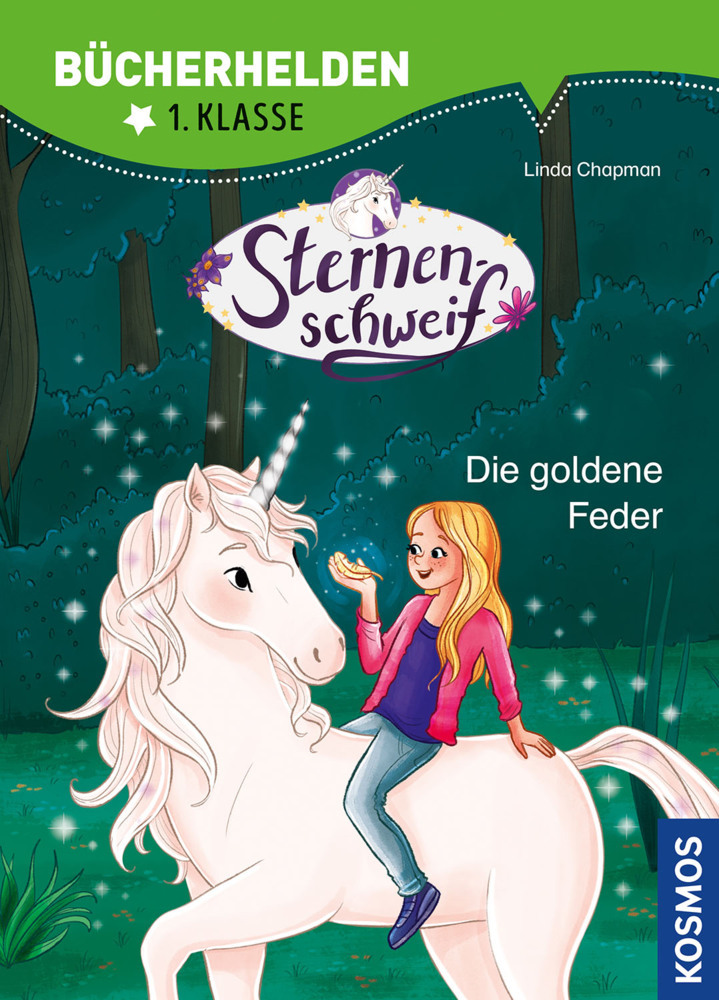 Linda Chapman: Sternenschweif, Bücherhelden 1. Klasse, Die goldene Feder - gebunden