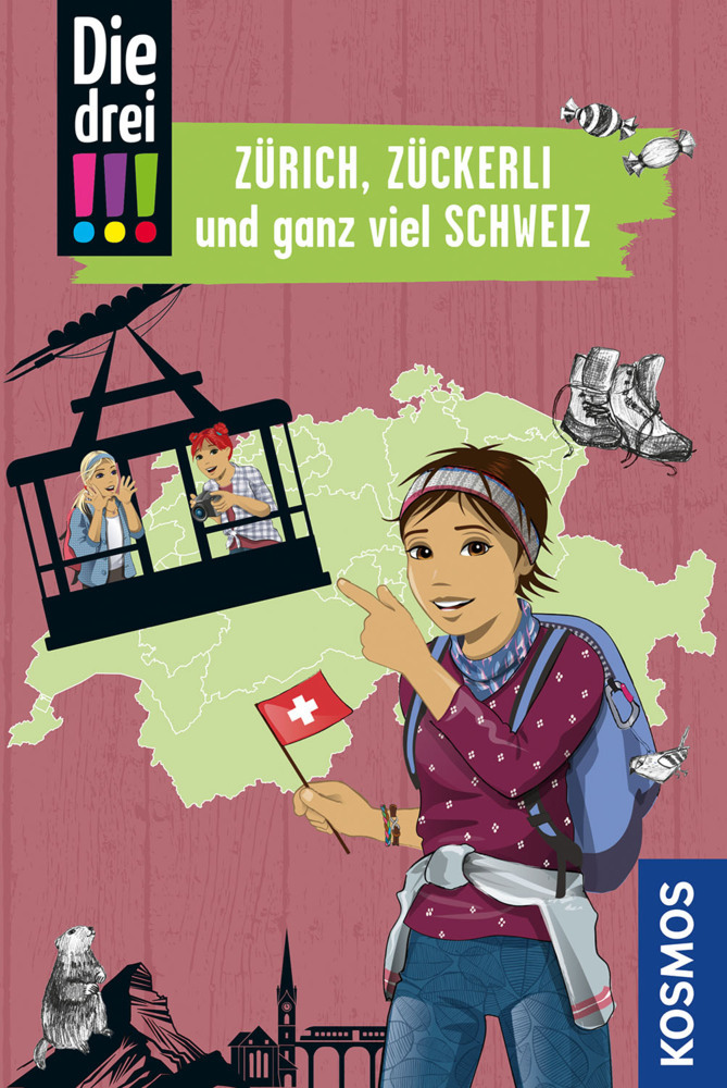 Henriette Wich: Die drei !!!, Zürich, Zückerli und ganz viel Schweiz - Taschenbuch