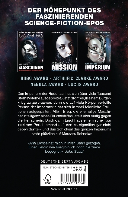 Ann Leckie: Das Imperium - Taschenbuch