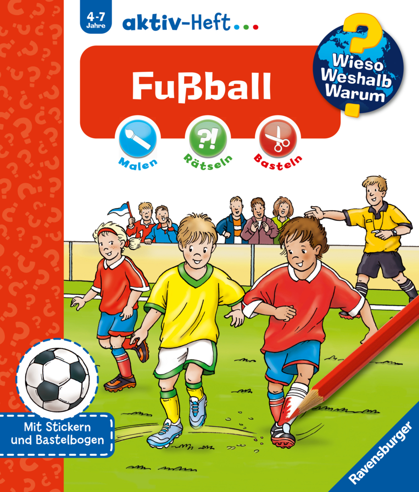 Wieso? Weshalb? Warum? aktiv-Heft: Fußball - Taschenbuch