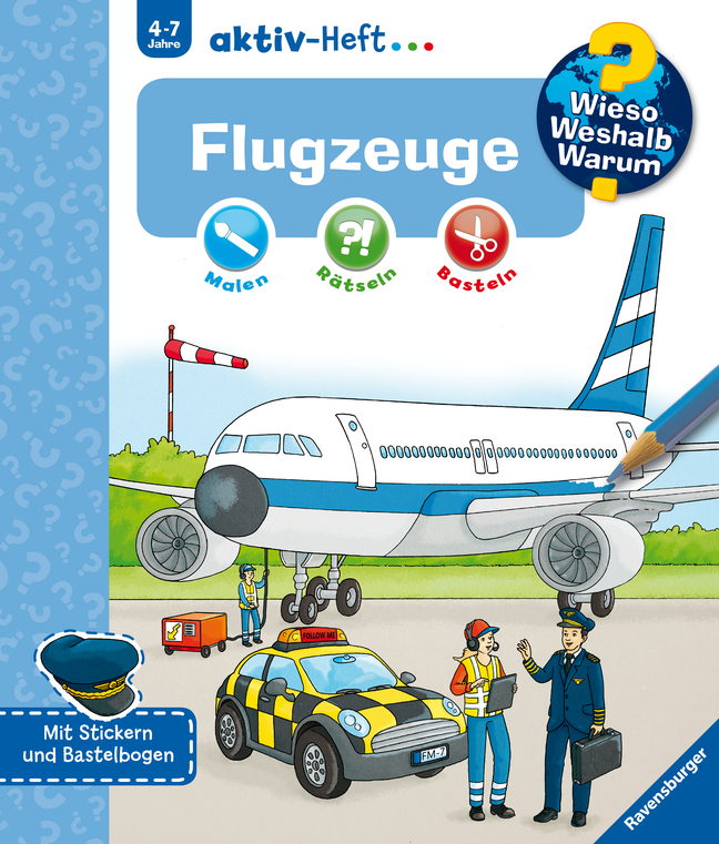 Wieso? Weshalb? Warum? aktiv-Heft: Flugzeuge - Taschenbuch