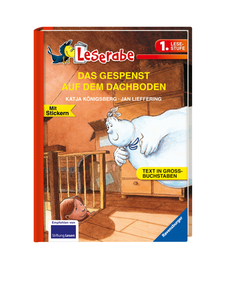 Katja Königsberg: DAS GESPENST AUF DEM DACHBODEN - Leserabe 1. Klasse - Erstlesebuch für Kinder ab 6 Jahren - gebunden