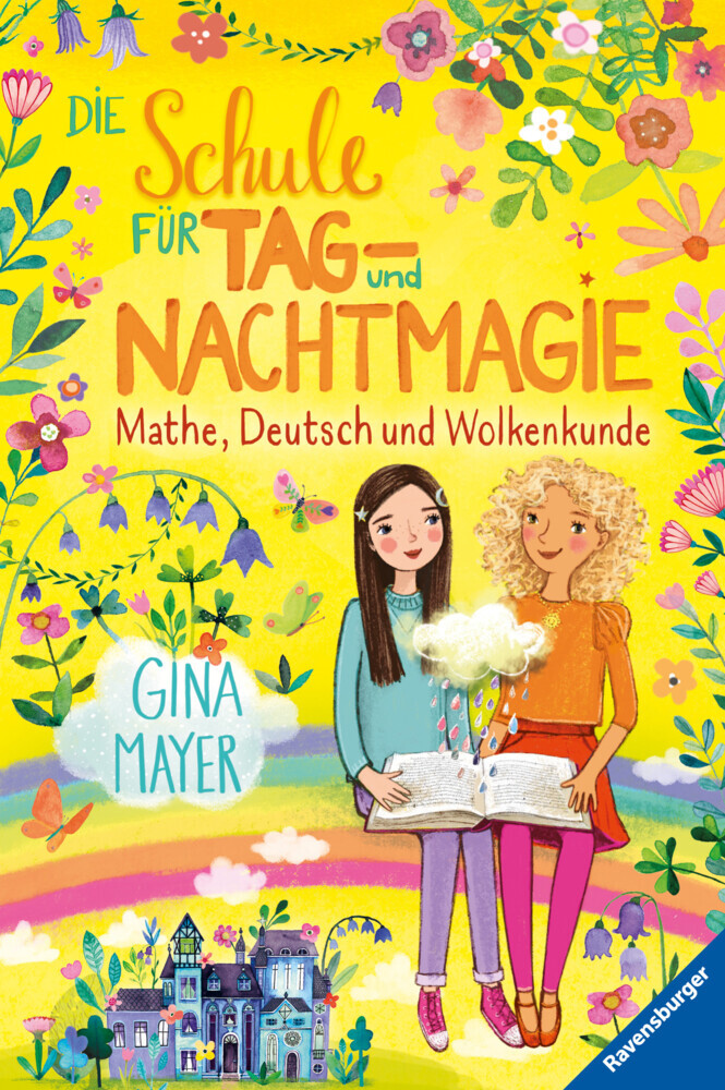 Gina Mayer: Die Schule für Tag- und Nachtmagie, Band 2: Mathe, Deutsch und Wolkenkunde (magische Abenteuer von Zwillingen für Kinder ab 8 Jahren) - gebunden