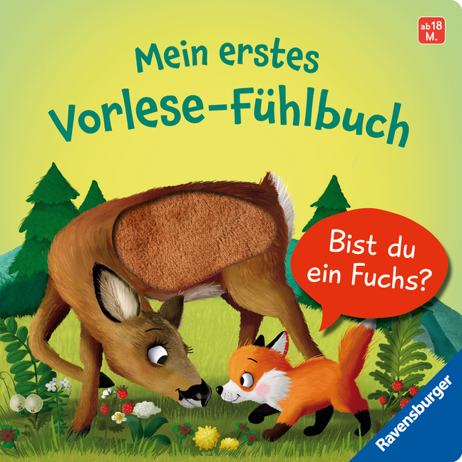 Kathrin Lena Orso: Mein erstes Vorlese-Fühlbuch: Bist du ein Fuchs? Eine erste Geschichte mit Fühlteilen für Kinder ab 18 Monaten, Kinderbuch