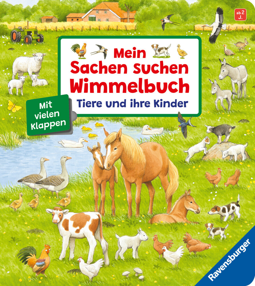 Susanne Gernhäuser: Mein Sachen suchen Wimmelbuch: Tiere und ihre Kinder