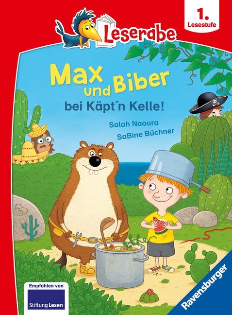 Salah Naoura: Max und Biber bei Käpt´n Kelle - Leserabe ab Klasse 1 - Erstlesebuch für Kinder ab 6 Jahren - gebunden