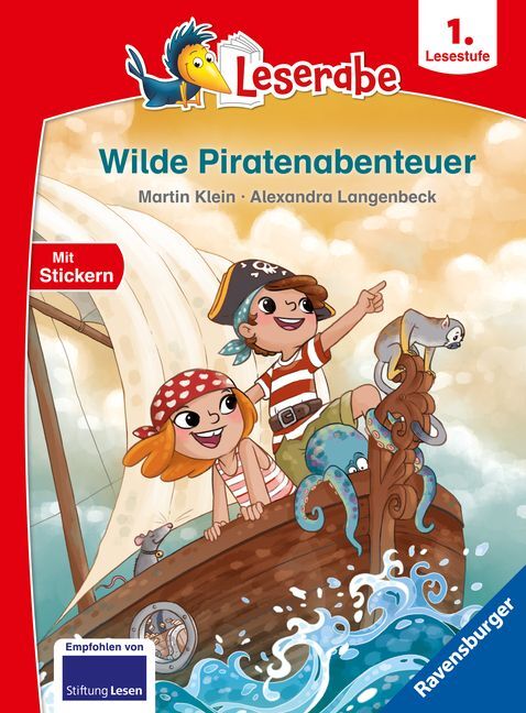 Martin Klein: Wilde Piratenabenteuer - Leserabe ab 1. Klasse - Erstlesebuch für Kinder ab 6 Jahren - gebunden