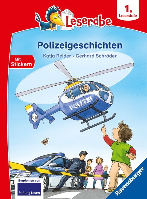 Katja Reider: Polizeigeschichten - Leserabe 1. Klasse - Erstlesebuch für Kinder ab 6 Jahren - gebunden