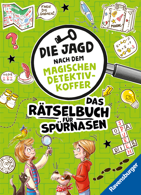 Cally Stronk: Ravensburger Die Jagd nach dem magischen Detektivkoffer: Das Rätselbuch für Spürnasen - Taschenbuch