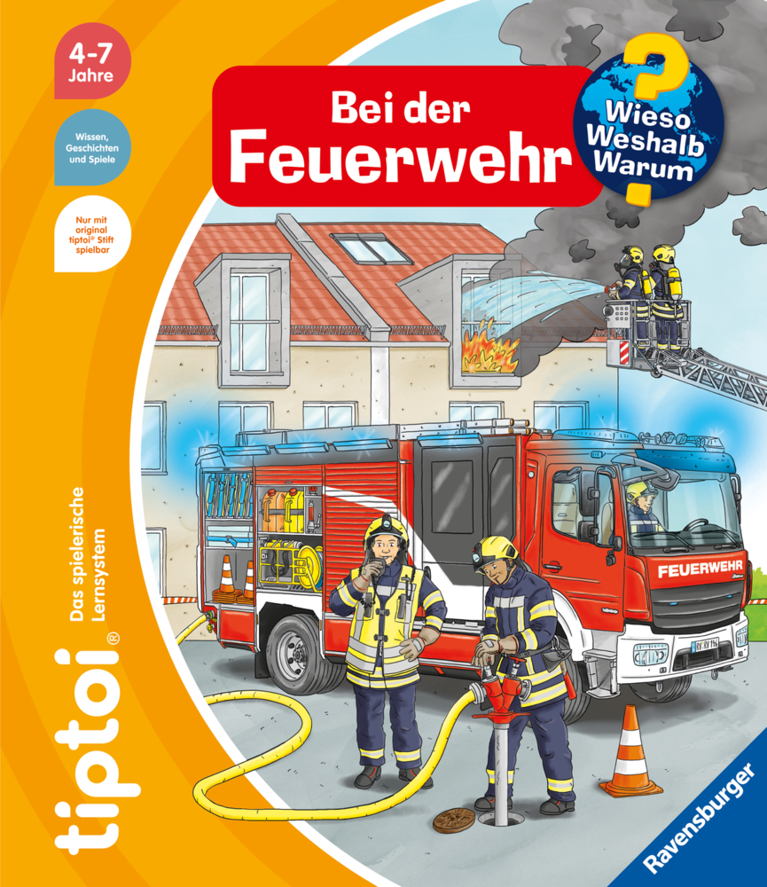 Daniela Flucht: tiptoi® Wieso? Weshalb? Warum? Bei der Feuerwehr - Taschenbuch