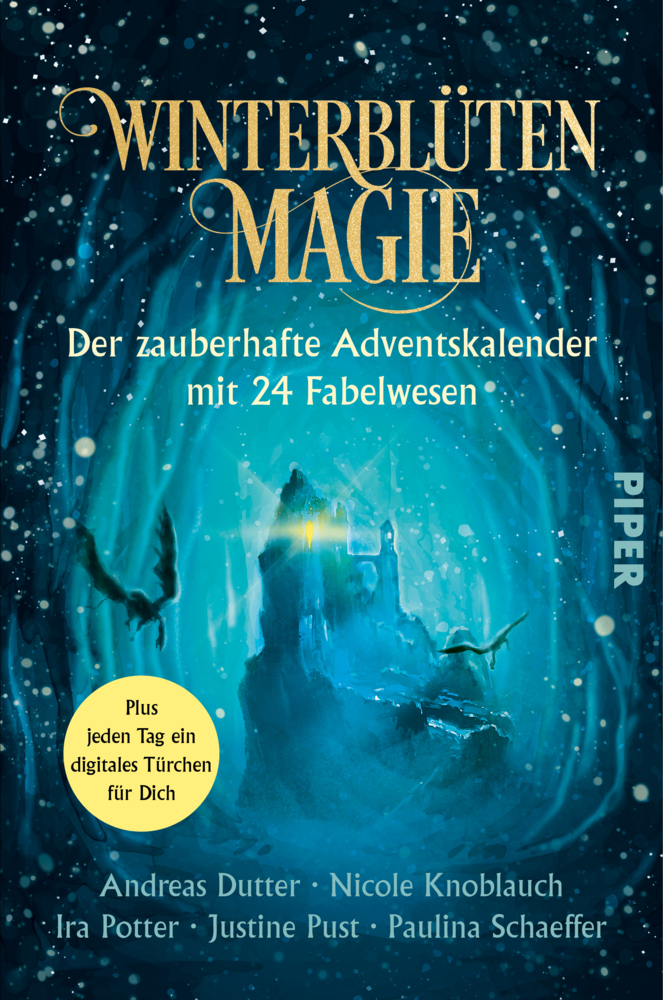Winterblütenmagie. Der zauberhafte Adventskalender mit 24 Fabelwesen - Taschenbuch