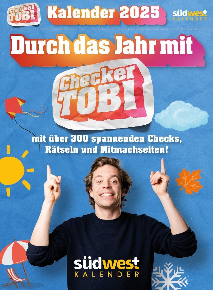 Checker Tobi Checker Tobi 2025 Tagesabreißkalender mit über 300