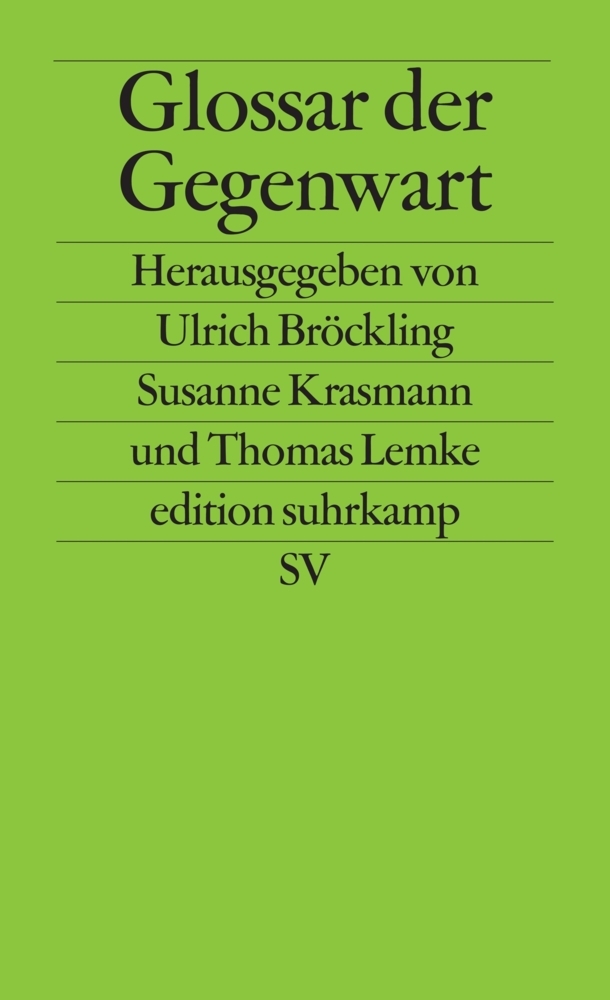 Glossar der Gegenwart - Taschenbuch