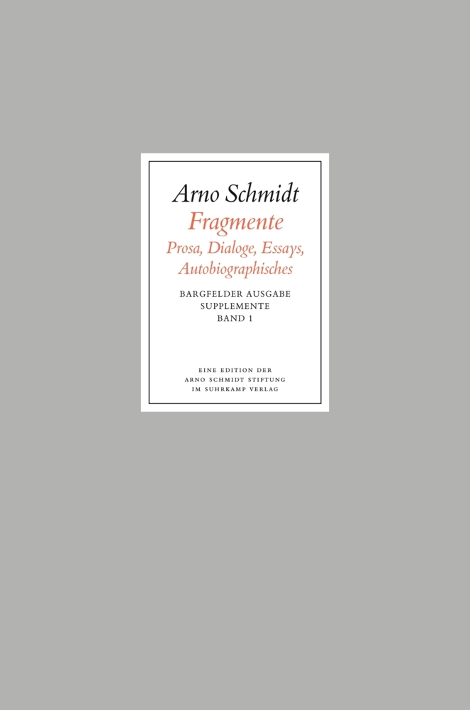 Arno Schmidt: Fragmente - gebunden