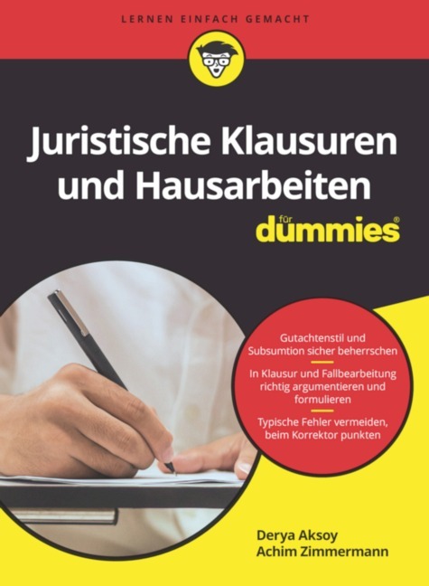 Achim Zimmermann: Juristische Klausuren und Hausarbeiten für Dummies - Taschenbuch