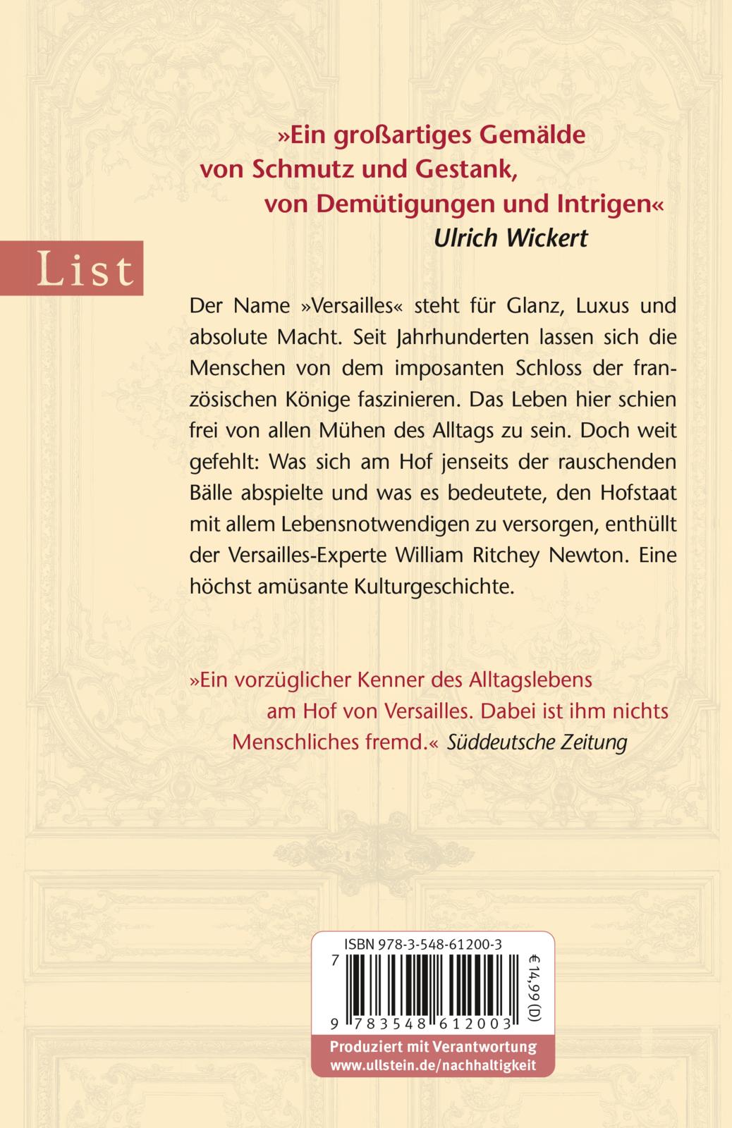 William Ritchey Newton - Hinter den Fassaden von Versailles » Buch