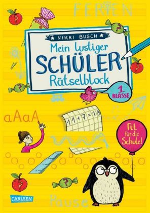 Nikki Busch: Rätselspaß Grundschule: Mein lustiger Schüler-Rätselblock - Taschenbuch