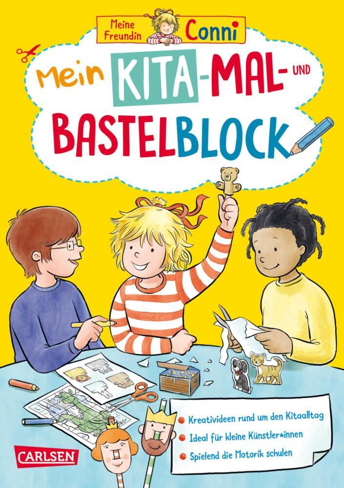 Hanna Sörensen: Conni Gelbe Reihe (Beschäftigungsbuch): Mein Kita-Mal- und Bastelblock - Taschenbuch