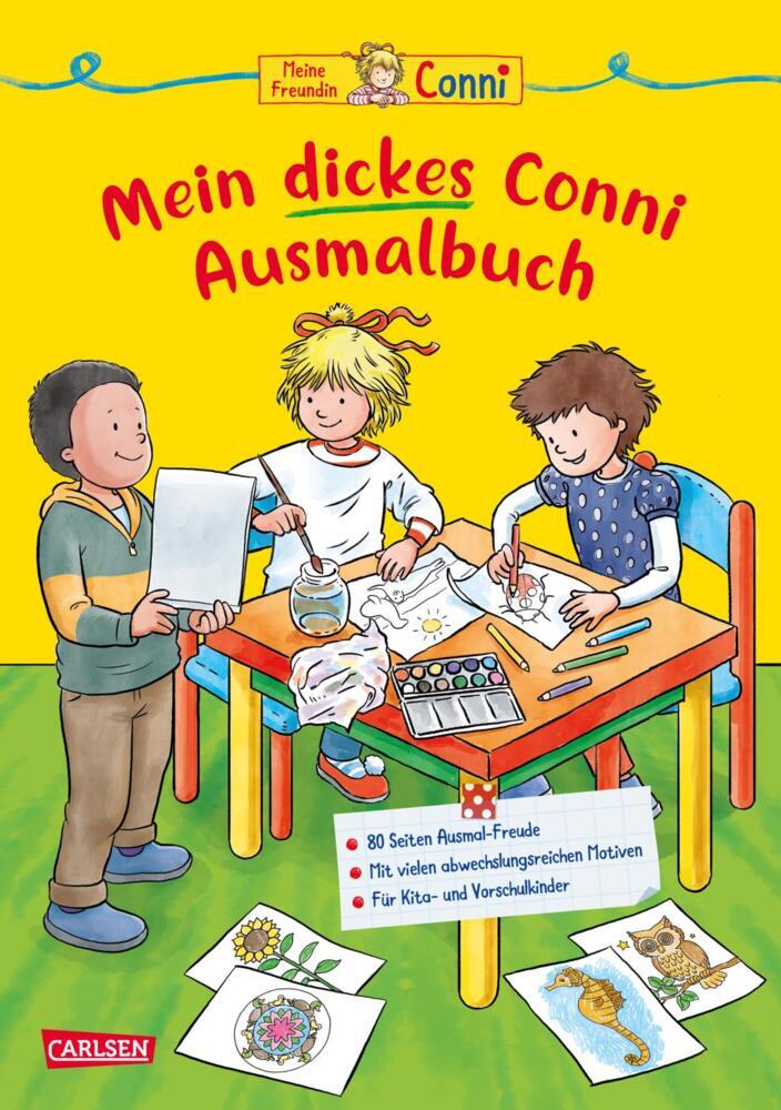 Hanna Sörensen: Conni Gelbe Reihe (Beschäftigungsbuch): Mein dickes Conni-Ausmalbuch - Taschenbuch