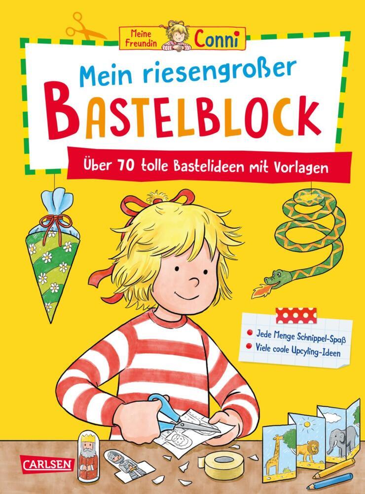 Hanna Sörensen: Conni Gelbe Reihe (Beschäftigungsbuch): Mein riesengroßer Bastelblock - Taschenbuch