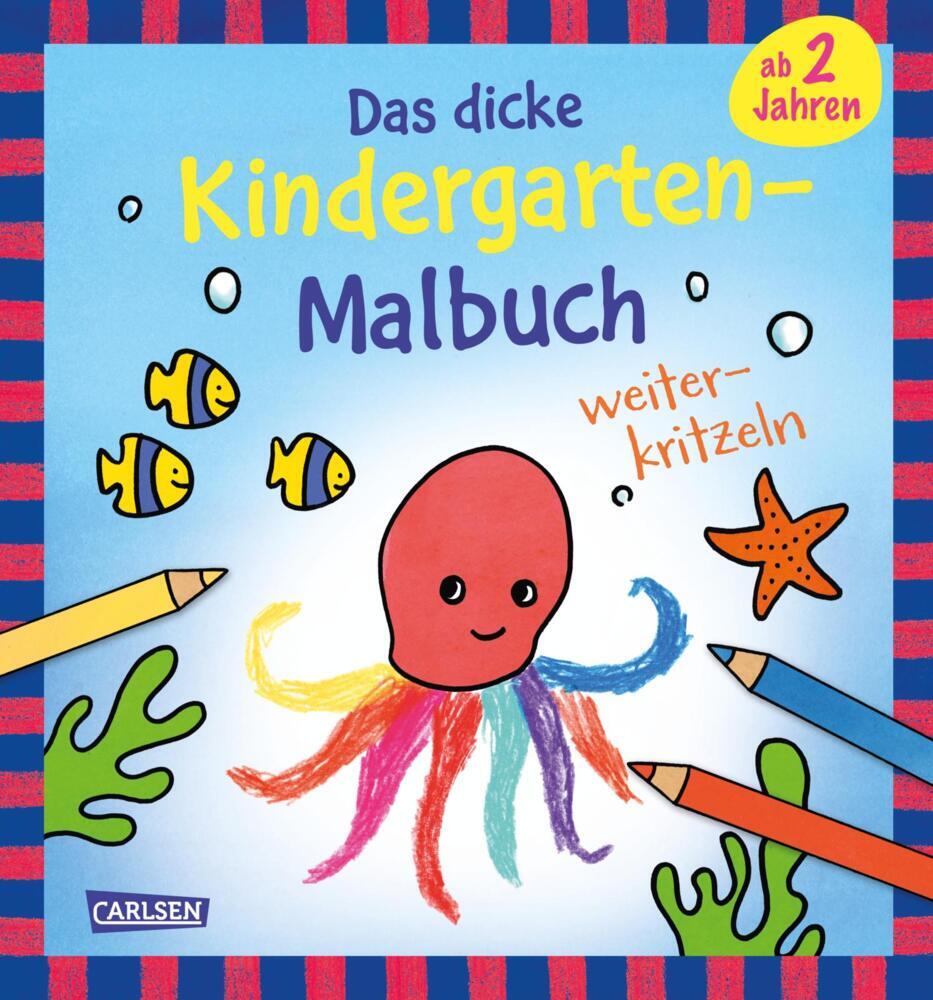 Ausmalbilder für Kita-Kinder - Taschenbuch