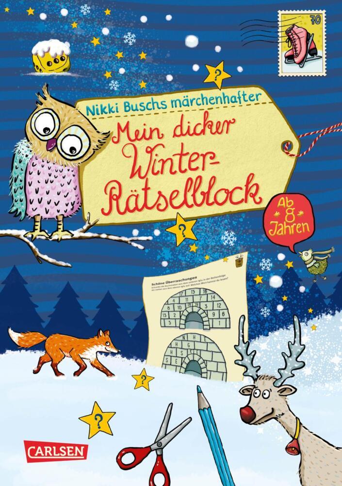 Nikki Busch: Mein dicker Winter-Rätselblock - Taschenbuch