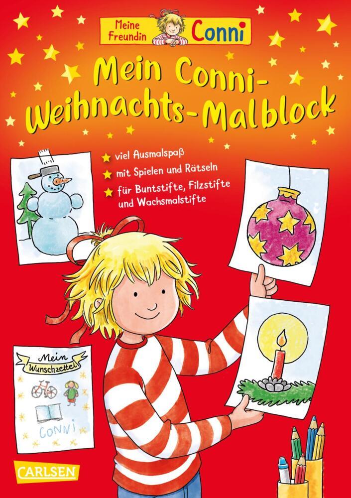 Hanna Sörensen: Mein Conni Weihnachts-Malblock - Taschenbuch