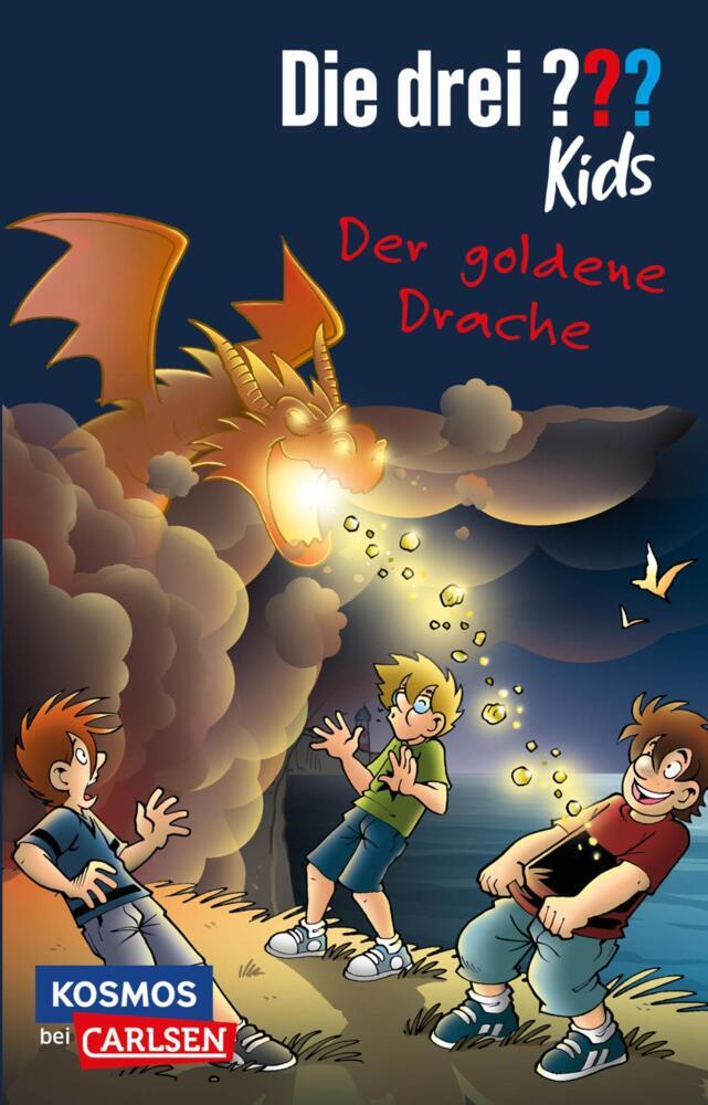 Boris Pfeiffer: Die drei ??? Kids: Der goldene Drache - Taschenbuch