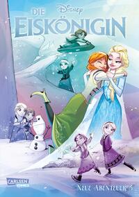 Cover von Die Eiskönigin. Abgebildet sind die Charaktere Anna und Elsa in einer winterlichen Landschaft.