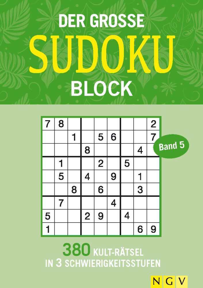 Der große Sudokublock. Bd.5 - Taschenbuch