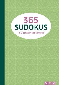 365 Sudokus in 3 Schwierigkeitsstufen - Taschenbuch