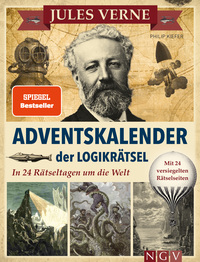 Philip Kiefer: Jules Verne Adventskalender der Logikrätsel - Taschenbuch