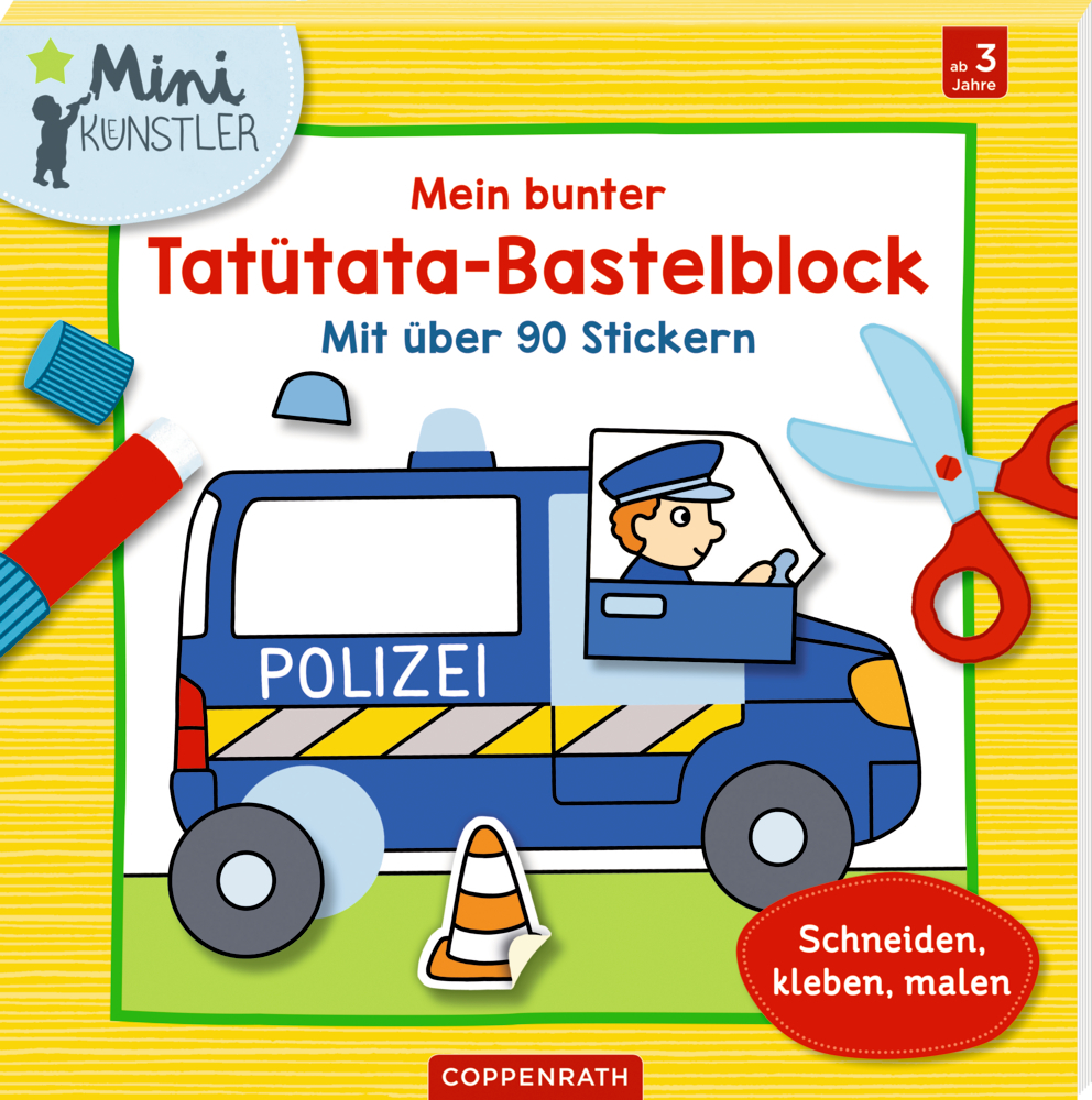 Mein bunter Tatütata-Bastelblock - Taschenbuch