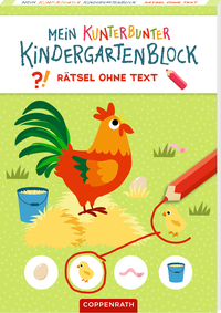 Mein kunterbunter Kindergartenblock - Taschenbuch