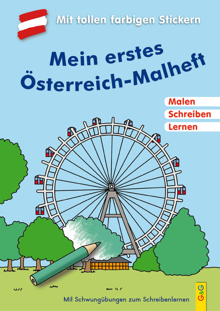 Mein erstes Österreich-Malheft - Taschenbuch