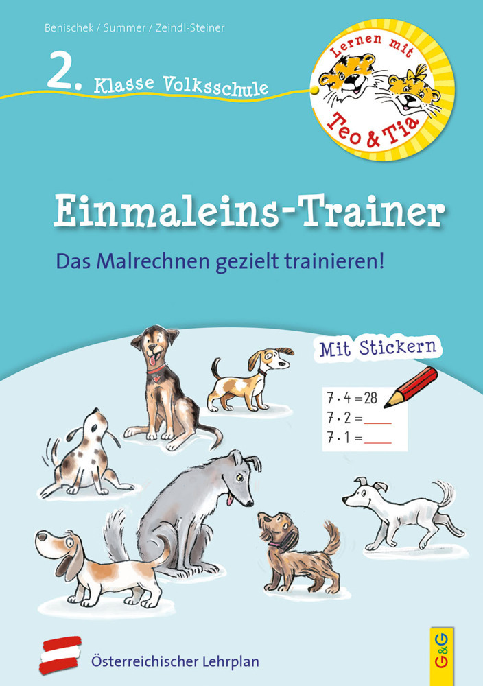 Regina Zeindl-Steiner: Lernen mit Teo und Tia Mathematik - Einmaleins-Trainer - 2. Klasse Volksschule - Taschenbuch