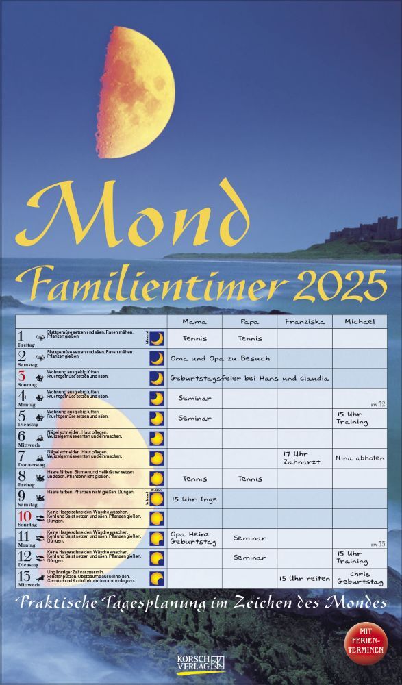 Mond-Familientimer 2025