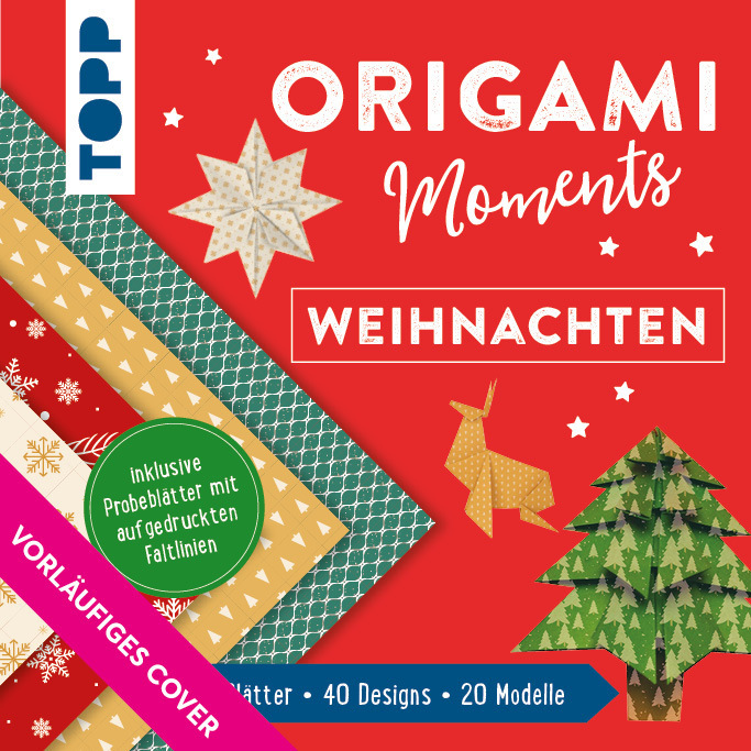 frechverlag: Origami Moments - Weihnachten. Der perfekte Faltspaß für Winter & Weihnachten - Taschenbuch