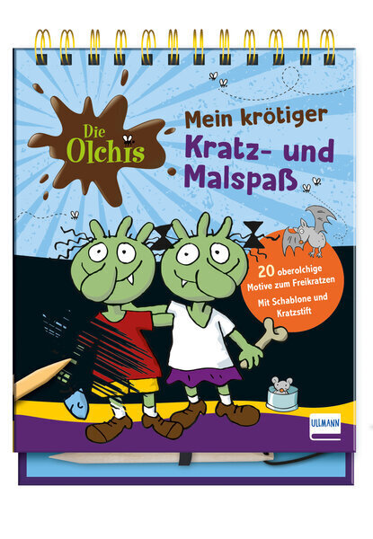 Die Olchis - Mein krötiger Kratz- und Malspaß - gebunden