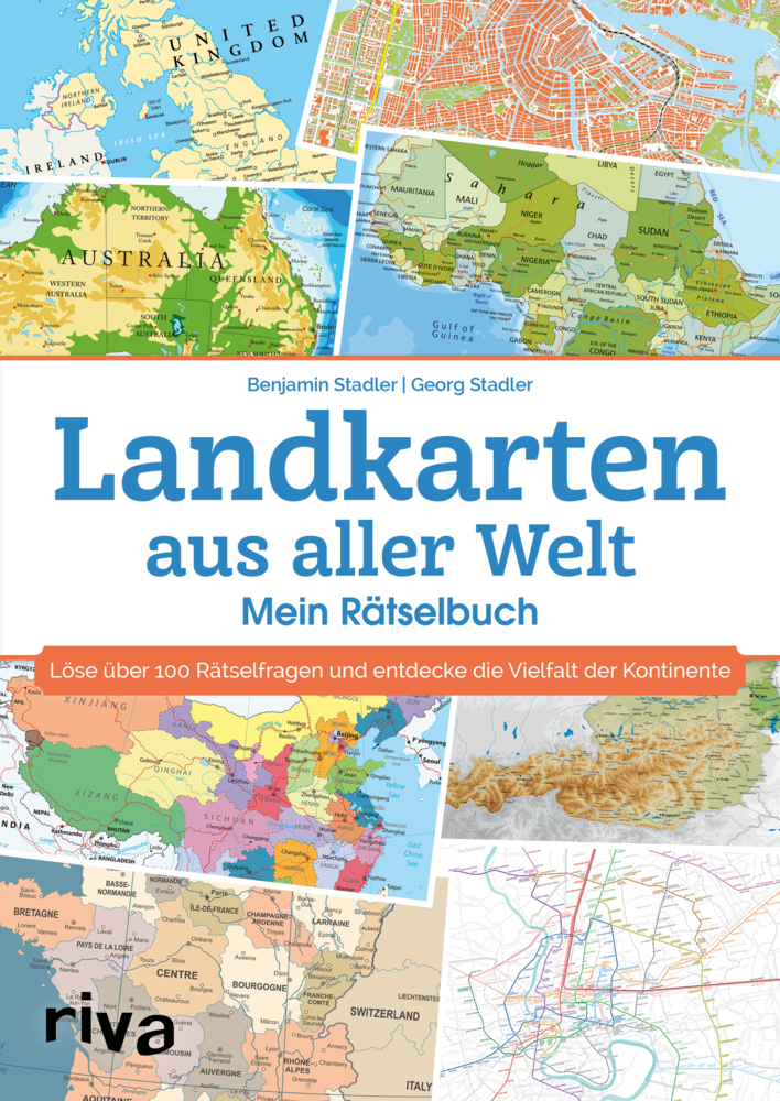Benjamin Stadler: Landkarten aus aller Welt - Mein Rätselbuch - Taschenbuch