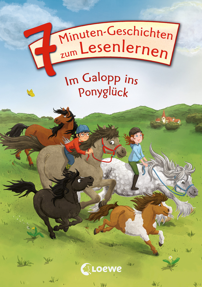 Leselöwen - Das Original - 7-Minuten-Geschichten zum Lesenlernen - Im Galopp ins Ponyglück - gebunden