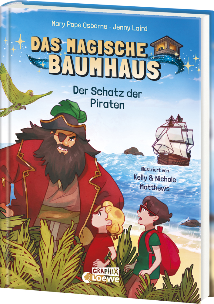 Jenny Laird: Das magische Baumhaus (Comic-Buchreihe, Band 4) - Der Schatz der Piraten - gebunden