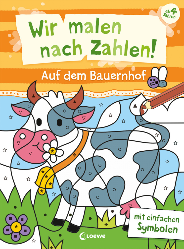 Wir malen nach Zahlen! - Auf dem Bauernhof - Taschenbuch