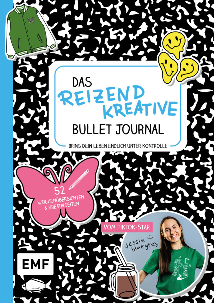 jessiebluegrey: Das reizend kreative Bullet Journal - vom TikTok-Star jessiebluegrey - Bring dein Leben endlich unter Kontrolle - Taschenbuch