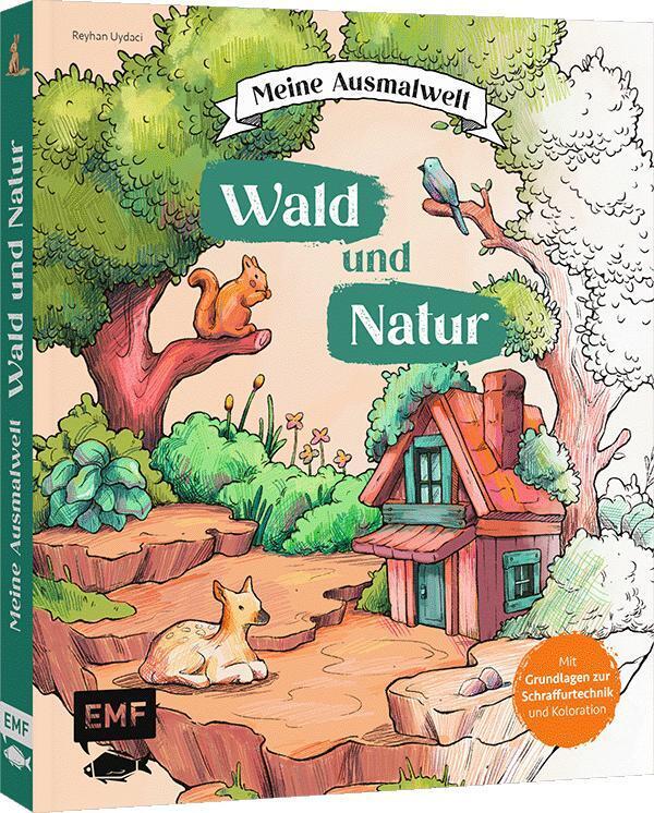 Reyhan Uydaci: Meine Ausmalwelt: Wald und Natur - Taschenbuch