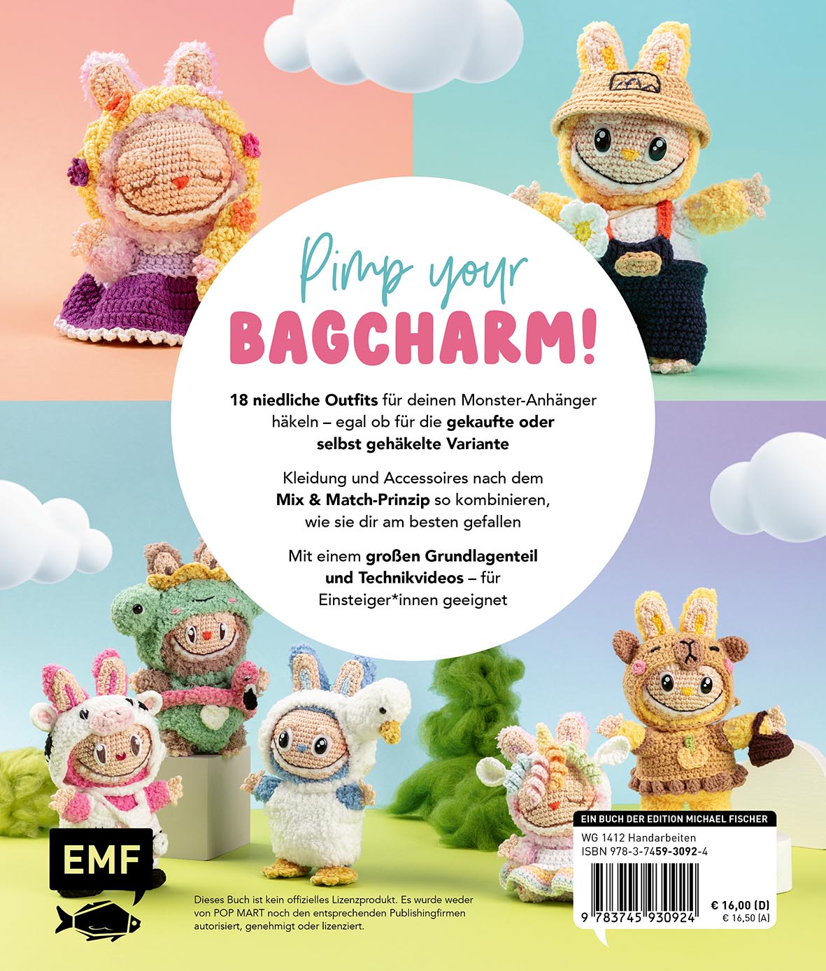 Yvonne Rapp - Cute Monsters – Das Häkelbuch für Labubu-Fans – inklusive ...