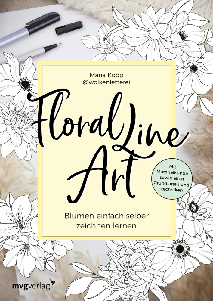 Maria Kopp: Floral Line Art - gebunden