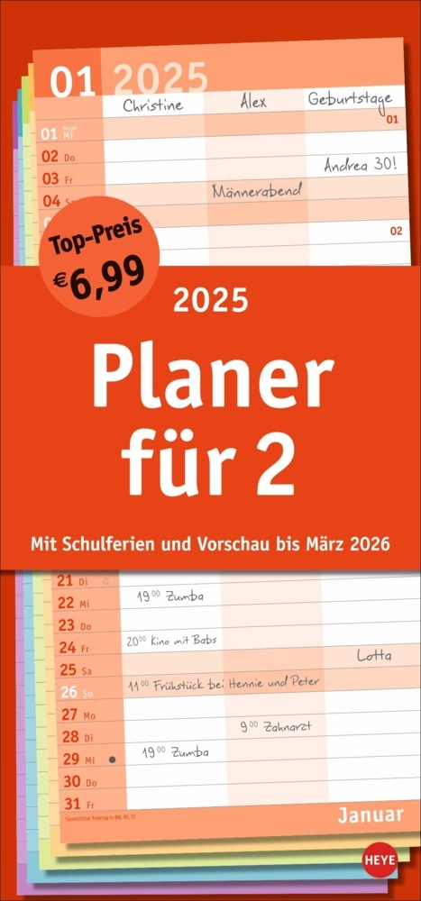 HEYE Basic Planer für zwei 2025