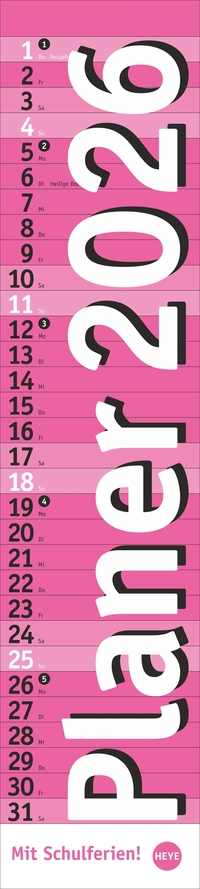 Langplaner 2026 pink